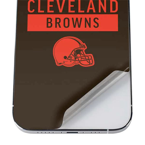 NFL Cleveland Browns Brown Performance Series iPhone 12 Pro Skin
